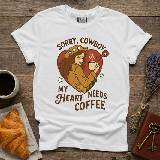 My Heart Needs Coffee Unisex T-Shirt